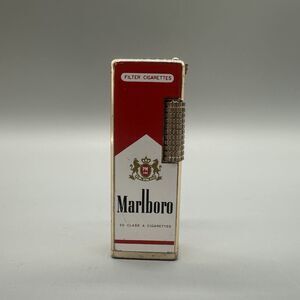 Vintage Marlboro Butane Side Strike Lighter Untested Made in Korea
